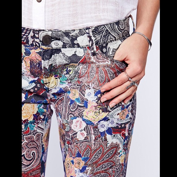 💜bundled  Free People Printed skinny - Picture 4 of 4