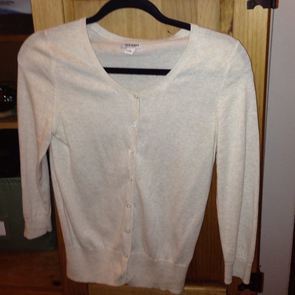 SOLD - Heather beige cardigan