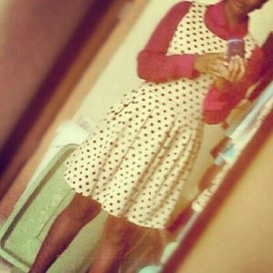 Polka Dot Skater Dress