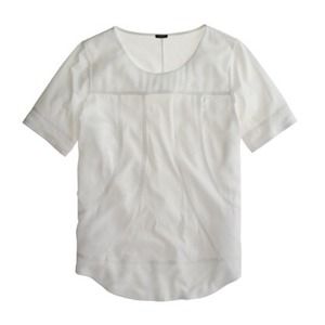 J Crew Seamed Panel tee