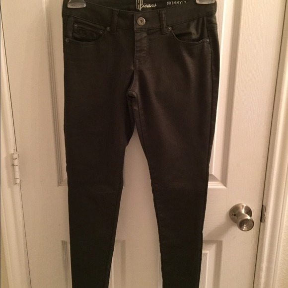 Gap dark olive green skinny jeans