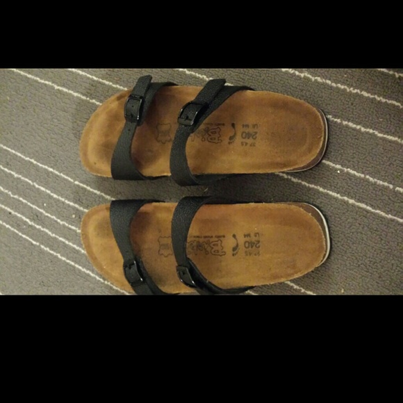 black birkenstocks