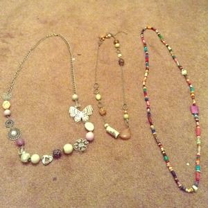 3 miscellaneous necklace from Charlotte Russe.