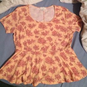 peplum forever 21 shirt