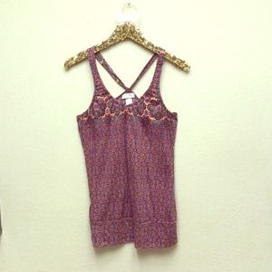 Self Esteem hippie, strappy tank top, Juniors XL