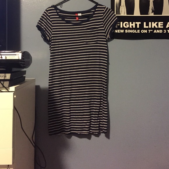 H&M striped dress