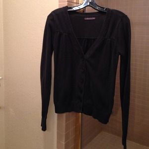 Song Made For You sweater cardigan in black