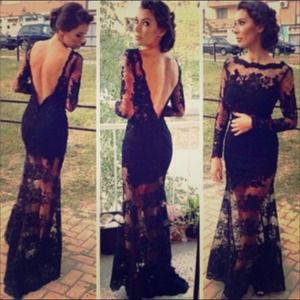 Floral lace dress