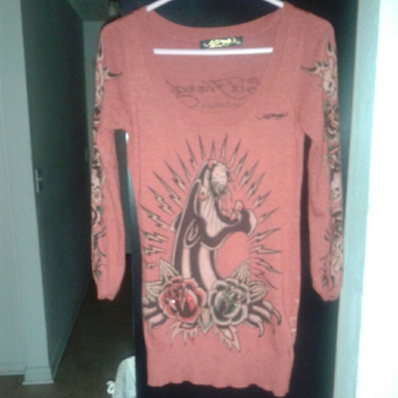 Ed Hardy Sweaters - Ed hardy  by christian audigier sweater nwot