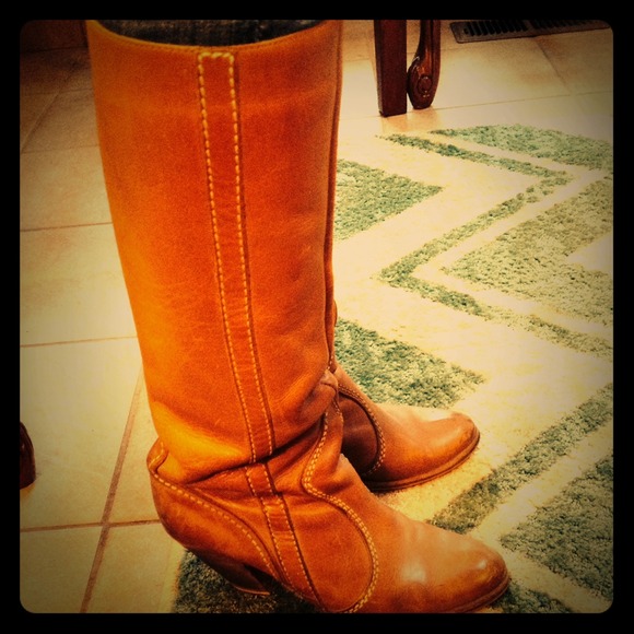 Vintage 80' s leather boots!