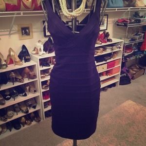 Ali Ro purple "bandage" style dress