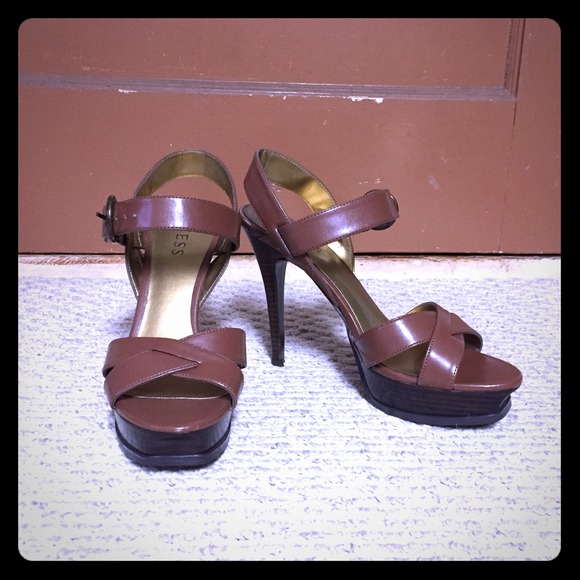 Guess Brown Heels