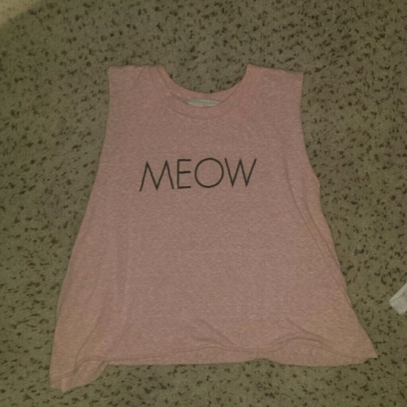 Meow tank top