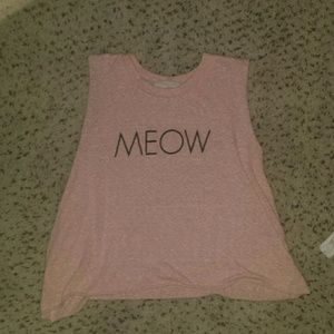 Meow tank top