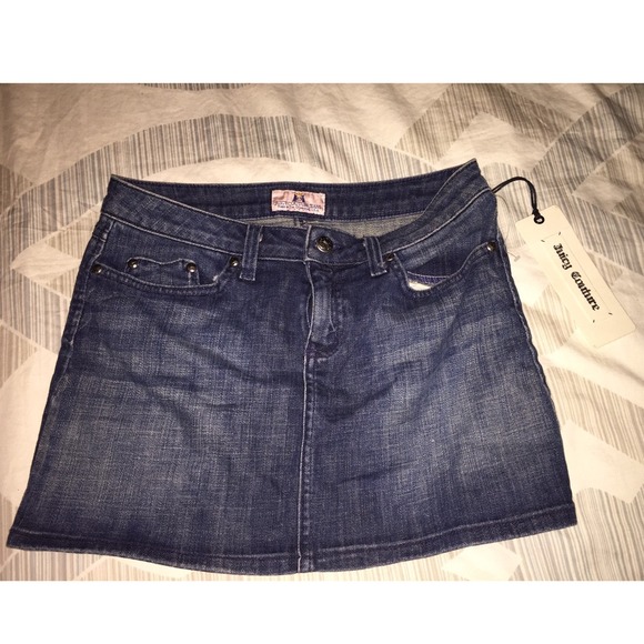 Juicy Couture Girl's sz 14 Jean skirt NWT