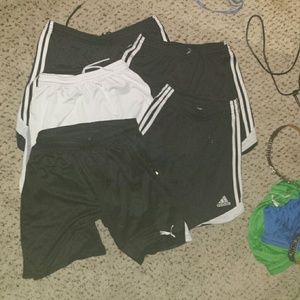 Set of 5 athletic shorts
