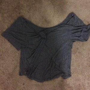 Open back cut shirt, sexy lf go out top!