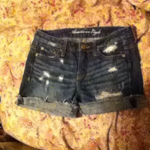 American Eagle High waisted jean shorts
