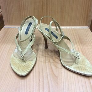 Sergio Rossi Snakeskin sandals