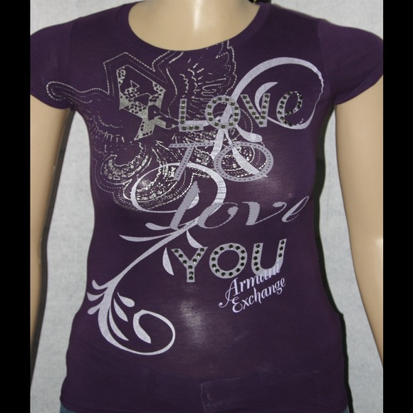 LIKE NEW  SIZE SMALL PURPLE  A/X. T~shirt