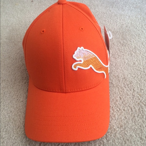 Orange Puma hat