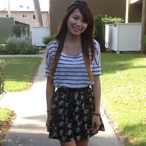Top and skirt.