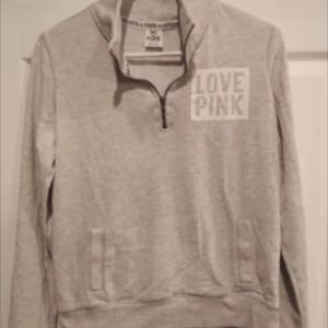 XS Victoria's Secret Pink half zip