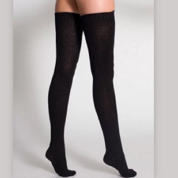 Thigh high Black socks *Never worn*