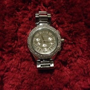 Silver Bling Watch