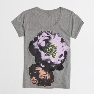 NWT J crew flower tee