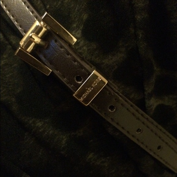 Michael Kors Body Con Animal Print Cocktail Dress - Picture 2 of 3