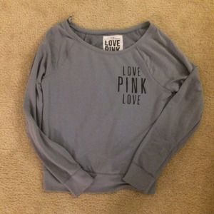 Grey Crewneck sweatshirt & Hot Pink Sweats