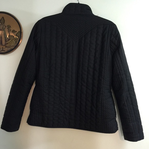 Pretty Black Fur Lined Jacket M - Picture 4 of 4