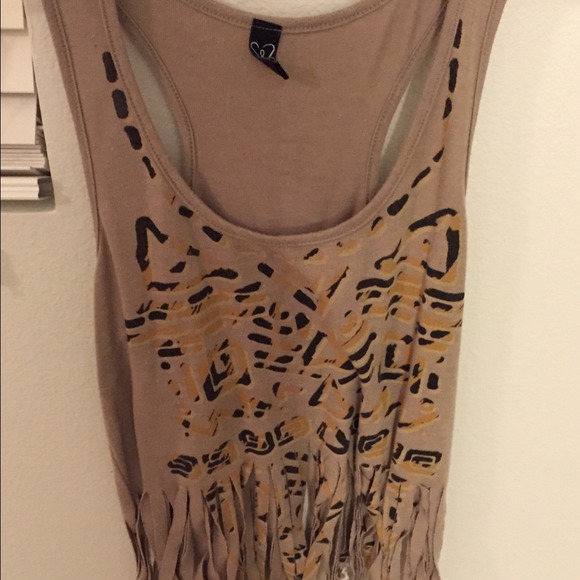 cheetah like tank top