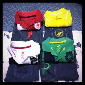 Bundle! 4 boys Beverly Hills Polo Club shorts set