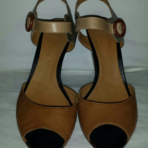 **SOLD**Anthropology Chie Mahara Leather Shoes - Picture 1 of 4