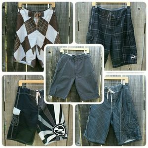 BUNDLE!! 4 Boardies & 1 Walk Shorts for @kristellk