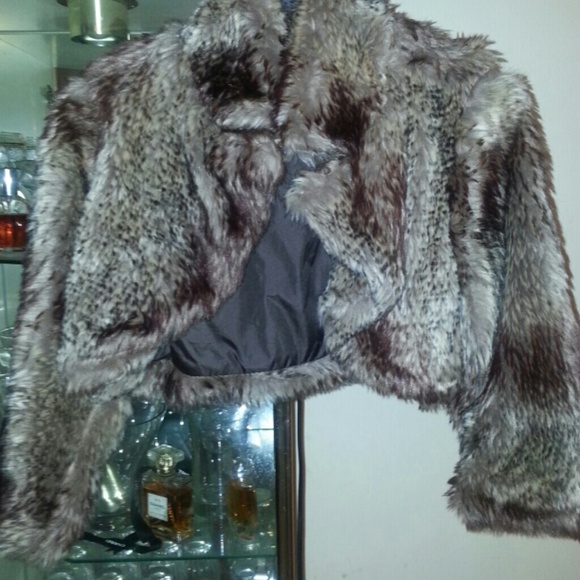 Faux fur jacket