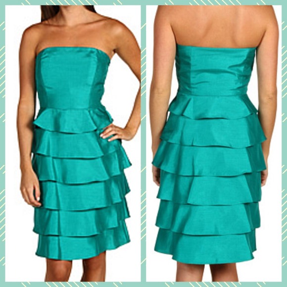 Tahari by ASL Shantung Jade Dress