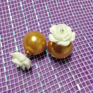 New roses double earring