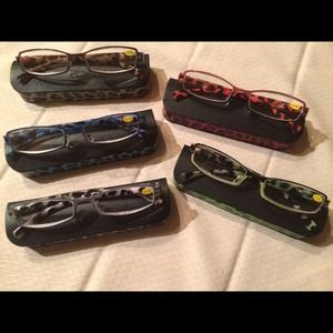 Animal print reading glasses!