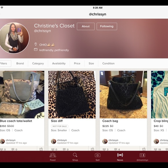 Check out my Great Friend Chrissy's closet!