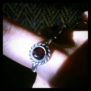 Garnet ring