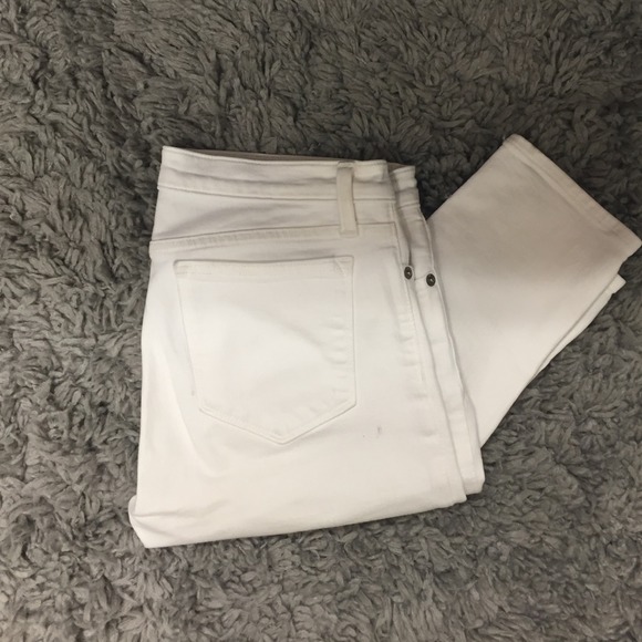 JCrew toothpick white jeans