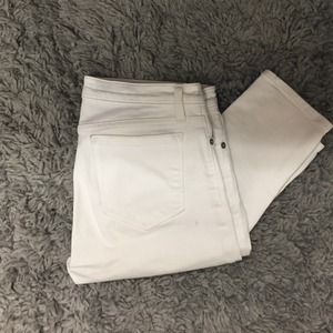 JCrew toothpick white jeans