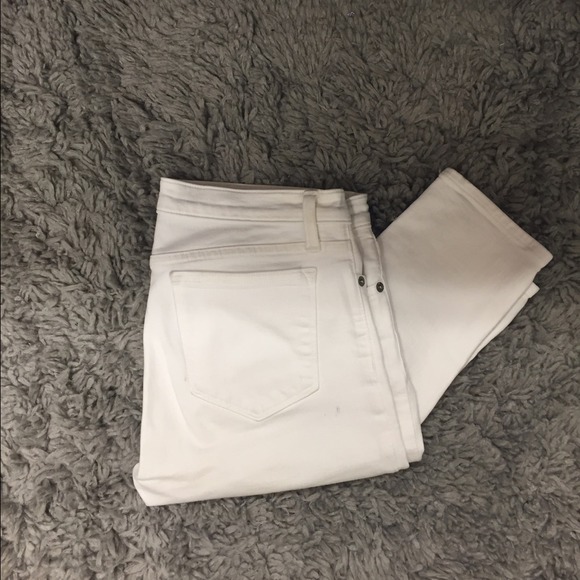 JCrew toothpick white jeans