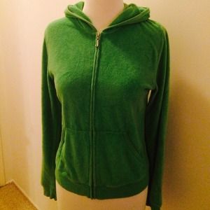 Juicy Couture Green Terry Jacket