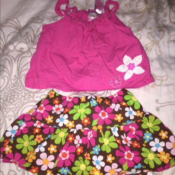 Baby Tank top and skirt 12m