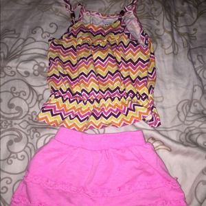 Baby tank and skirt 12-18m