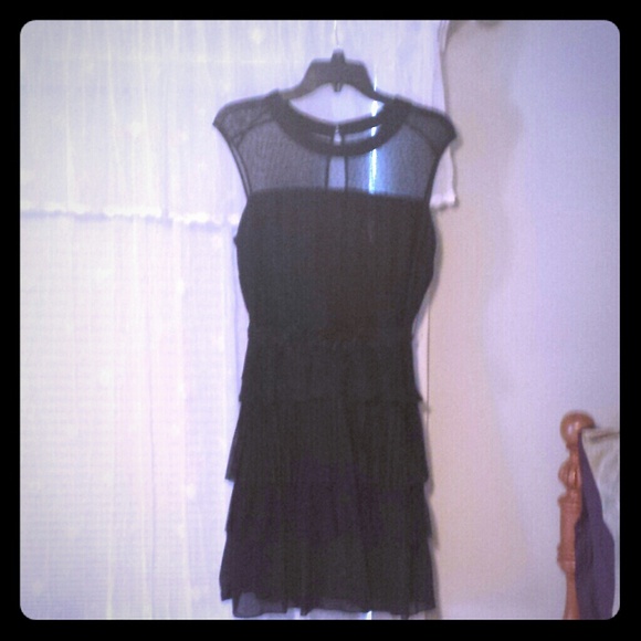 Black cocktail dress